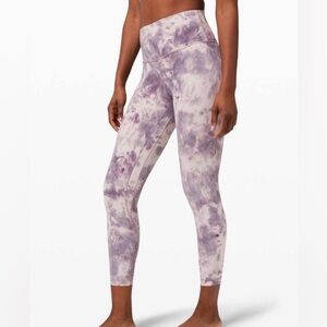 lululemon athletica Purple Tie-Dye Leggings